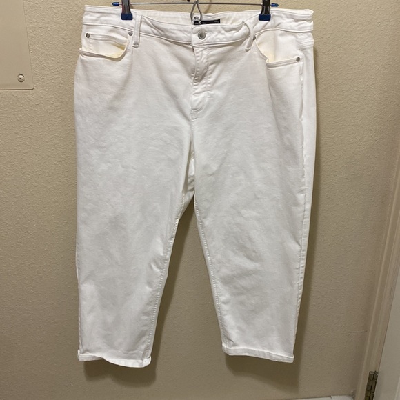 White Cropped Jeans - simply Vera - Picture 1 of 4